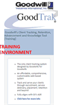 Mobile Screenshot of goodtraktraining.goodwill.org