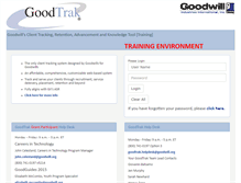Tablet Screenshot of goodtraktraining.goodwill.org