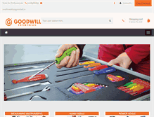 Tablet Screenshot of goodwill.in
