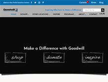 Tablet Screenshot of goodwill.ab.ca